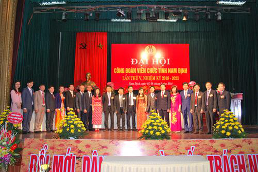 Đại hội Công đoàn Viên chức tỉnh Nam Định lần thứ V nhiệm kỳ 2018 - 2023