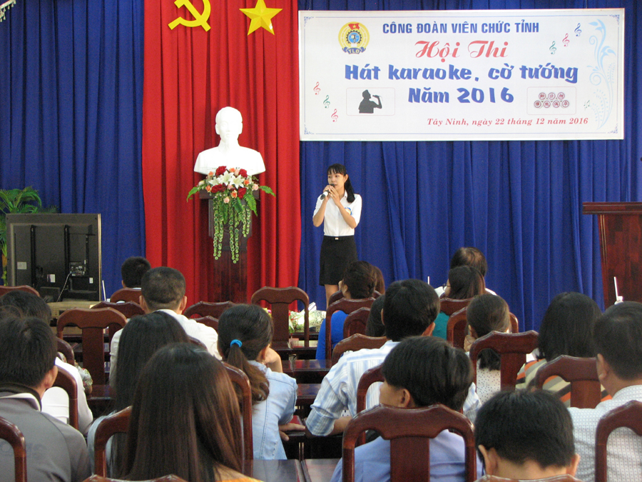 CĐVC tỉnh Tây Ninh tổ chức Hội thi hát karaoke, cờ tướng năm 2016