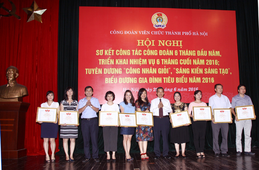 Công đoàn Viên chức thành phố Hà Nội:  Hội nghị Sơ kết 6 tháng đầu năm 2016