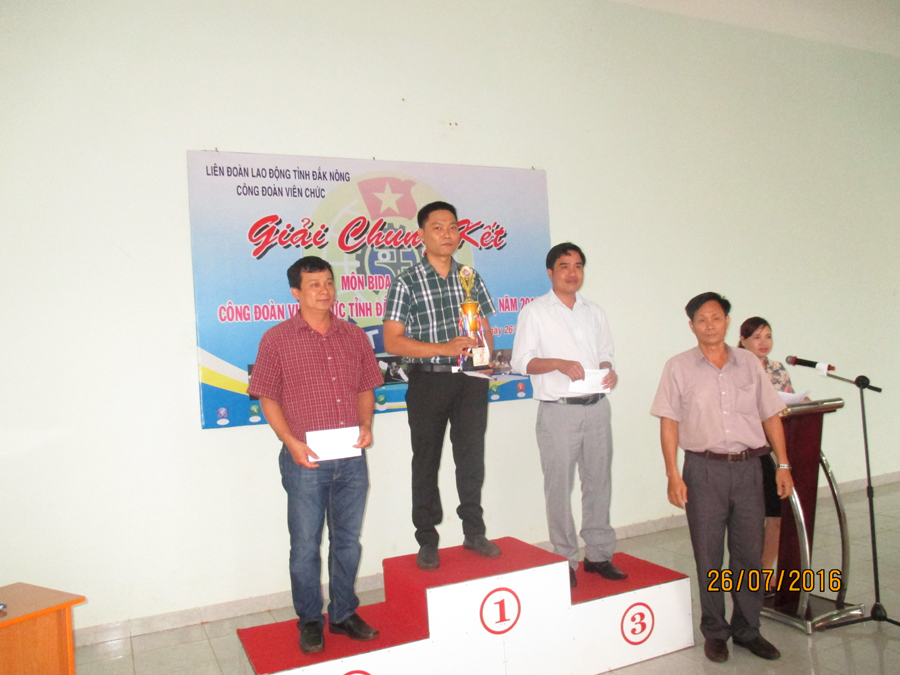 Công đoàn Viên chức tỉnh Đắk Nông đã tổ chức vòng thi Chung kết môn Bi a và môn Cờ tướng