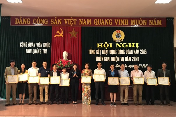 Công đoàn Viên chức tỉnh Quảng Trị triển khai nhiệm vụ năm 2020