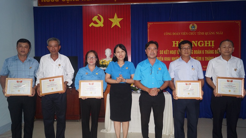 Công đoàn Viên chức tỉnh Quảng Ngãi sơ kết hoạt động Công đoàn 6 tháng đầu năm và triển khai nhiệm vụ 6 tháng cuối năm 2022