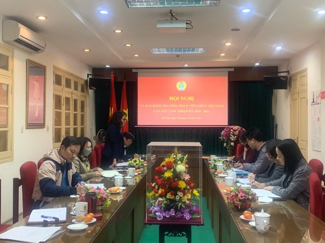 Hội nghị  Ủy ban Kiểm tra Công đoàn Viên chức Việt Nam Lần thứ tám, nhiệm kỳ 2018 - 2023
