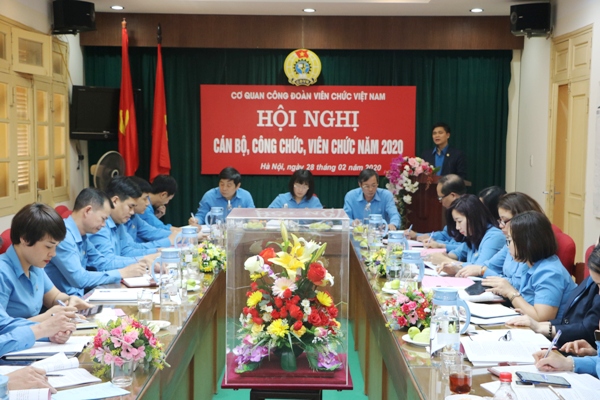 Cơ quan Công đoàn Viên chức Việt Nam: Hoàn thành nhiệm vụ năm 2019 với khối lượng công việc lớn, yêu cầu cao, tinh thần đổi mới