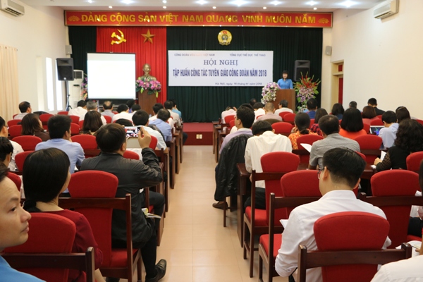 Công đoàn Viên chức Việt Nam: Tổ chức tập huấn nghiệp vụ công tác tuyên giáo công đoàn năm 2018