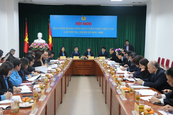 Hội nghị Ban Chấp hành Công đoàn Viên chức Việt Nam lần thứ Ba, nhiệm kỳ 2018 – 2023