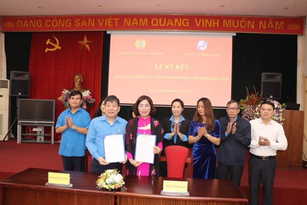 Công đoàn Viên chức Việt Nam tiếp tục ký kết chương trình “Phúc lợi cho đoàn viên” với Công ty Cổ phần Nasaco