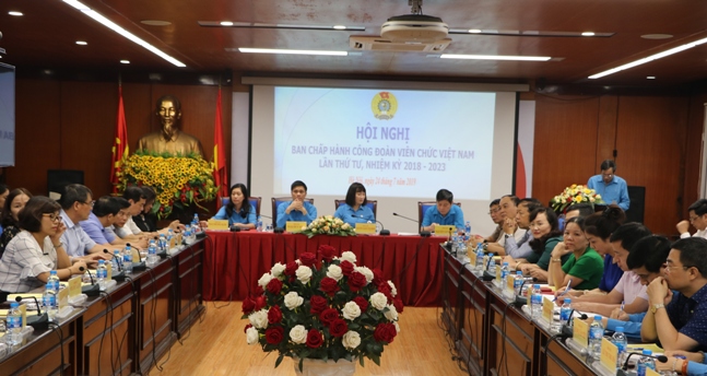 Hội nghị Ban Chấp hành Công đoàn Viên chức Việt Nam lần thứ Tư, nhiệm kỳ 2018 - 2023: Triển khai thực hiện nhiều nhiệm vụ quan trọng