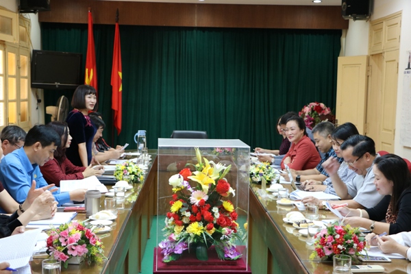 Công đoàn Viên Chức Việt Nam làm việc với Đoàn khảo sát của Khối thi đua Công đoàn ngành Trung ương