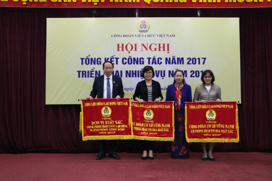 Công đoàn Viên chức Việt Nam: Hội nghị tổng kết công tác năm 2017, triển khai nhiệm vụ năm 2018