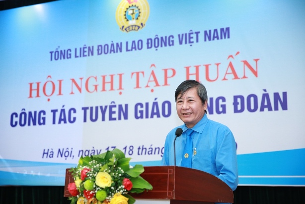 Tổng Liên đoàn Lao động Việt Nam: Tổ chức tập huấn công tác tuyên giáo Công đoàn khu vực phía Bắc