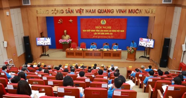 Hội nghị Ban Chấp hành Tổng Liên đoàn Lao động Việt Nam lần thứ Chín khóa XII