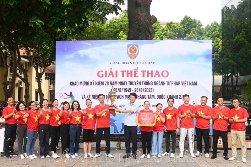 Sôi động, ấn tượng Giải thể thao chào mừng 78 năm ngày thành lập ngành Tư pháp Việt Nam