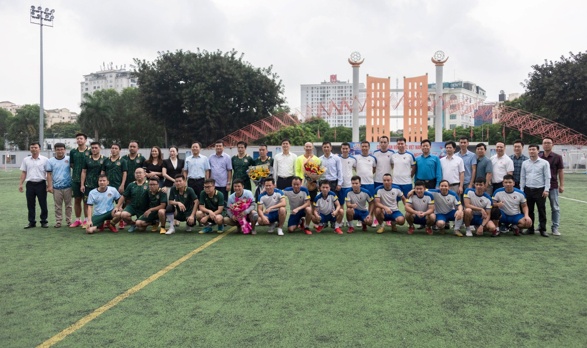 Giải bóng đá nam Hội thao Công đoàn Viên chức Việt Nam 2024 đã tìm ra nhà vô địch