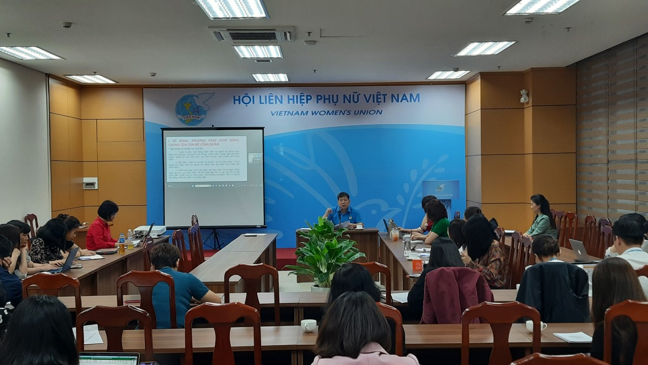 Công đoàn Cơ quan Trung ương Hội Liên hiệp Phụ nữ Việt Nam tổ chức Hội nghị tập huấn nghiệp vụ công đoàn năm 2024