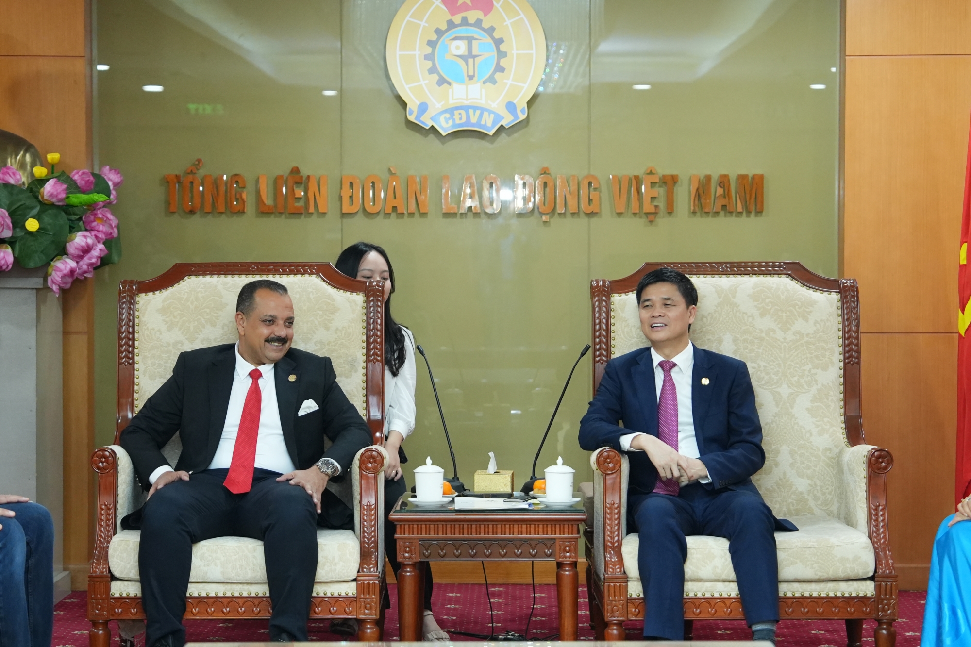 Công đoàn tiện ích công cộng Ai Cập thăm và làm việc tại Việt Nam
