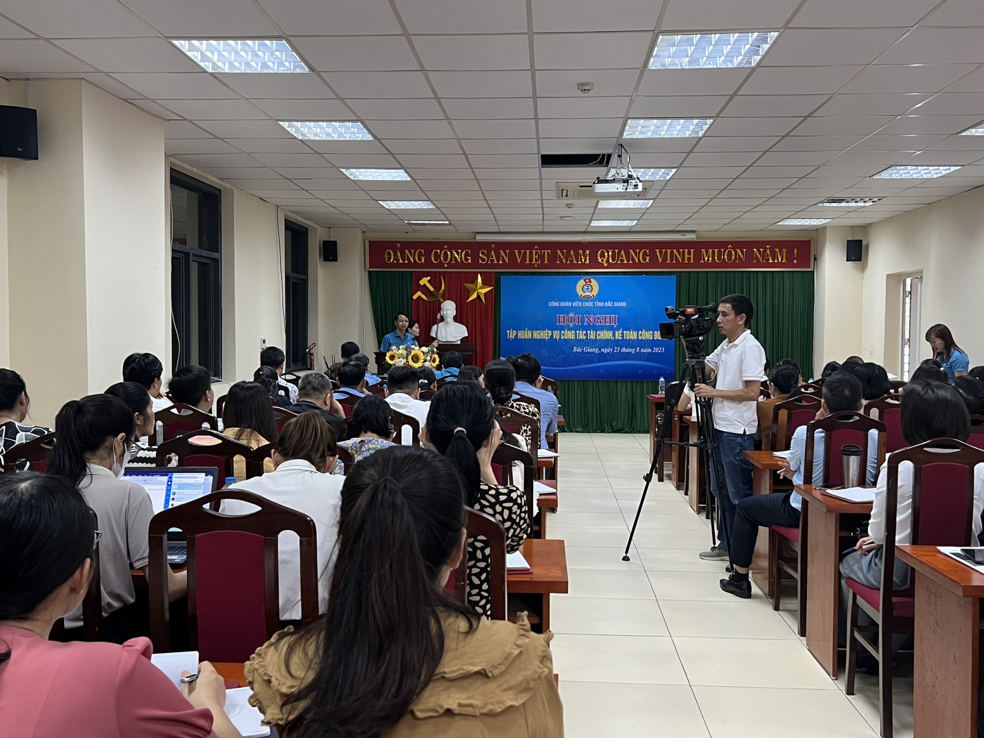 Công đoàn Viên chức tỉnh Bắc Giang tập huấn nghiệp vụ công tác tài chính công đoàn