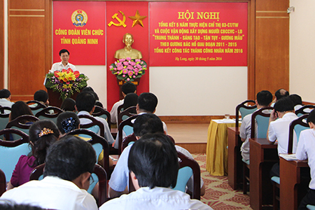 Công đoàn Viên chức tỉnh Quảng Ninh