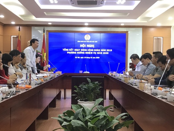Công đoàn Đài Tiếng nói Việt Nam tổ chức Hội nghị tổng kết công tác Công đoàn năm 2019, phương hướng nhiệm vụ năm 2020
