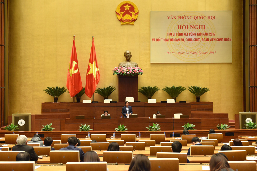 CĐ Văn phòng Quốc hội tổ chức Hội nghị đối thoại với cán bộ công chức, viên chức, người lao động