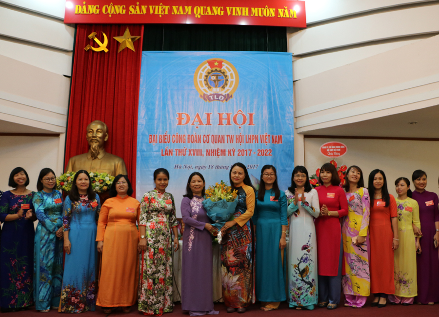 Đại hội đại biểu Công đoàn CQ TW Hội Liên hiệp Phụ nữ Việt Nam lần thứ XVIII, nhiệm kỳ 2017 -2022