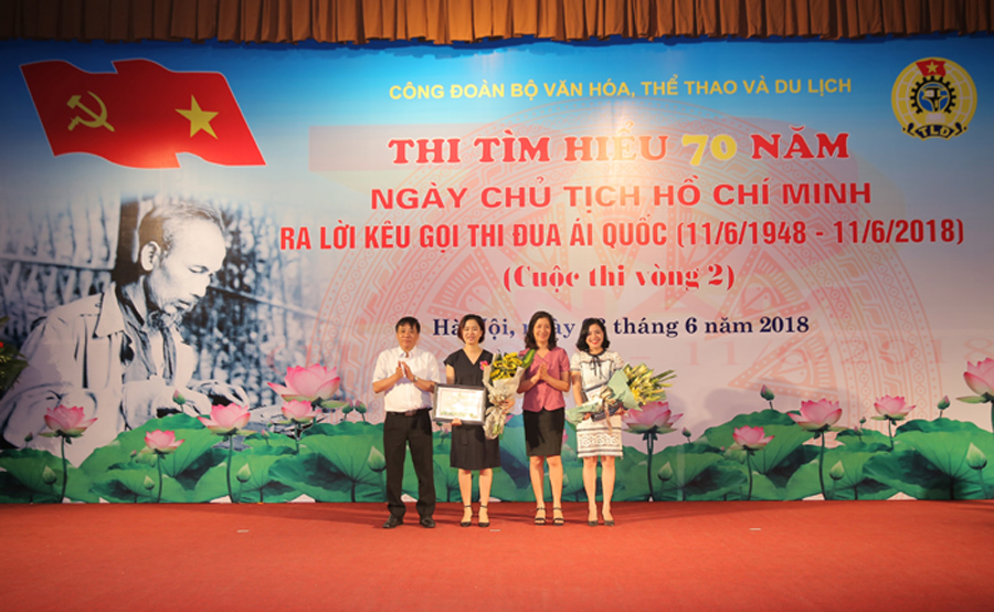 CĐ Bộ VHTTDL tổ chức cuộc thi tìm hiểu 70 năm ngày Chủ tịch Hồ Chí Minh ra lời kêu gọi thi đua ái quốc
