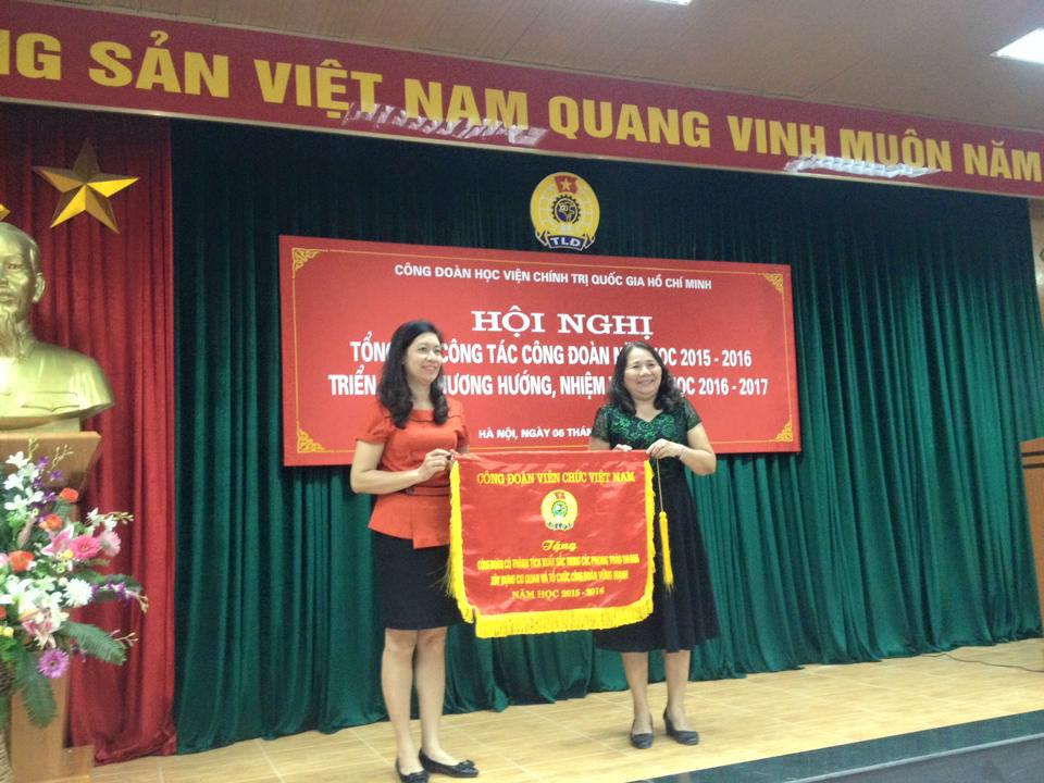 CĐ Học viện Chính trị quốc gia Hồ Chí Minh tổng kết công tác công đoàn năm học 2015 - 2016