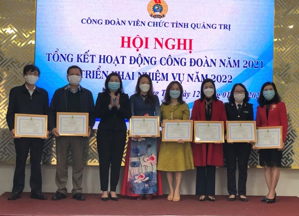 CĐVC tỉnh Quảng Trị: Mười chỉ tiêu đạt và vượt kế hoạch đề ra năm 2021