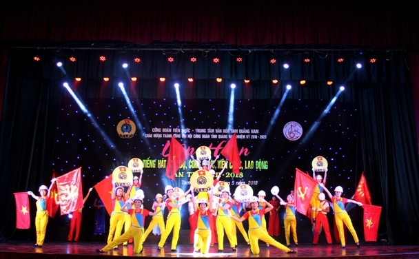 CĐVC tỉnh Quảng Nam tổ chức liên hoan Tiếng hát lần thứ VIII chào mừng thành công Đại hội XVI Công đoàn tỉnh
