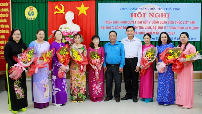 CĐVC tỉnh Trà  Vinh tổ chức Hội nghị lần thứ ba Ban Chấp hành Công đoàn Viên chức tỉnh.