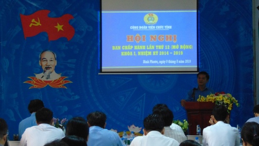 CĐVC tỉnh Bình Phước: Tổ chức Hội nghị Ban Chấp hành mở rộng