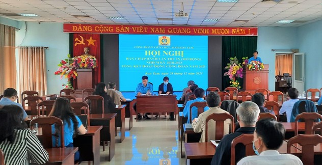 Hội nghị Ban Chấp hành Công đoàn Viên chức tỉnh Kon Tum lần thứ IX (mở rộng), nhiệm kỳ 2018 – 2023