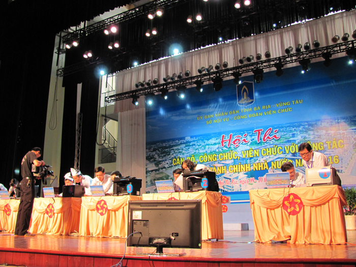 Hội thi “CBCCVC tỉnh Bà Rịa – Vũng Tàu với công tác Cải cách hành chính nhà nước năm 2016”