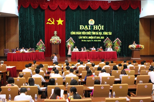 Đại hội đại biểu Công đoàn viên chức tỉnh Bà Rịa – Vũng Tàu lần thứ IV, Nhiệm kỳ 2016-2021