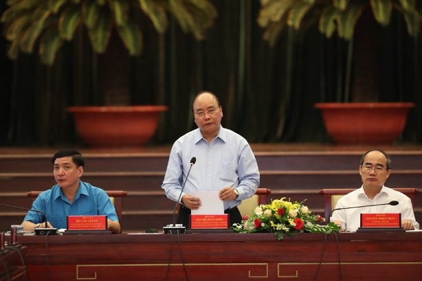 Thủ tướng Chính phủ Nguyễn Xuân Phúc gặp gỡ công nhân, lao động kỹ thuật cao năm 2019