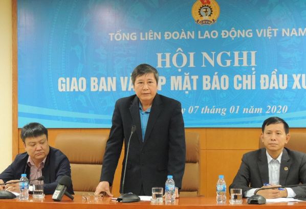 Tổng Liên đoàn Lao động Việt Nam gặp mặt các cơ quan báo chí đầu Xuân Canh Tý 2020