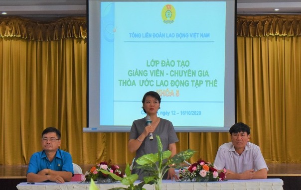 Tổng Liên đoàn Lao động Việt Nam tổ chức lớp đào tạo giảng viên - chuyên gia thỏa ước lao động tập thể