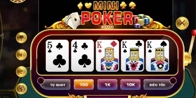 Hướng dẫn chơi Mini Poker: Làm thế nào để chiến thắng dễ dàng?
