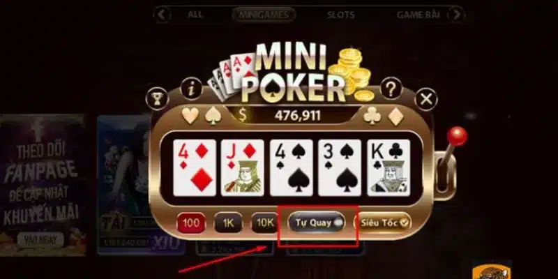 Hướng dẫn chơi Mini Poker: Làm thế nào để chiến thắng dễ dàng?