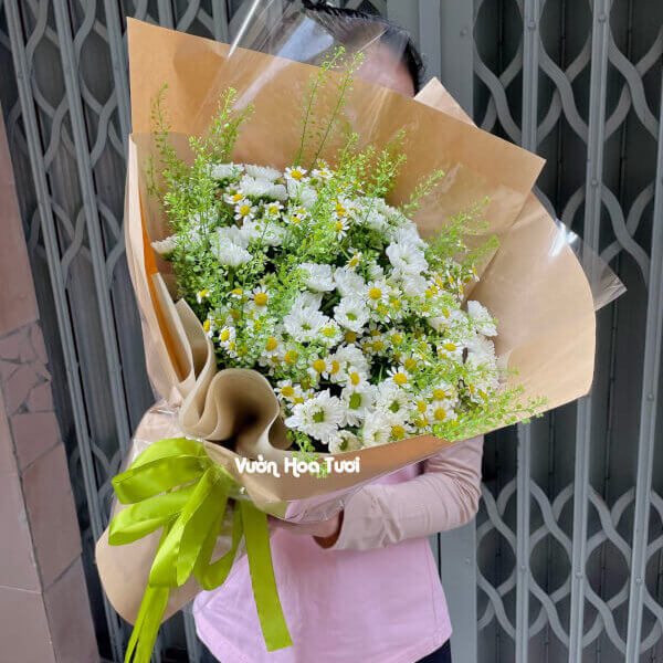 Bó Hoa Cúc Rosy Đơn Giản Yêu Thương