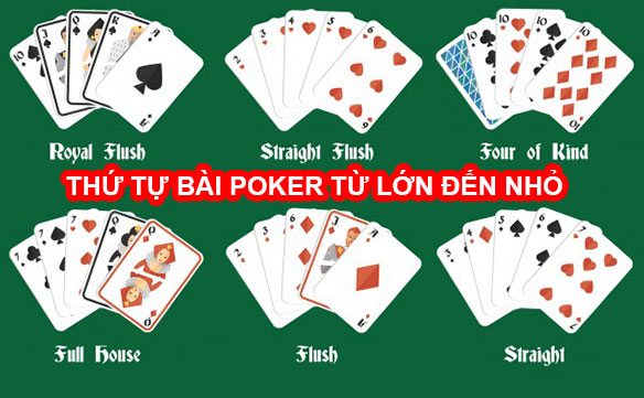 Thứ Tự Bài Poker Từ Lớn Đến Nhỏ – PokerSàiGòn