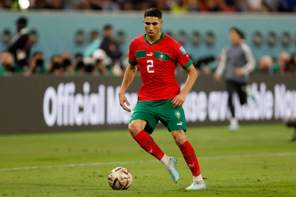 Achraf Hakimi tuyển Morocco