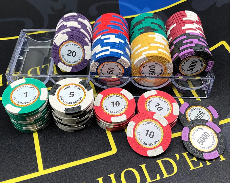 Bảng màu và mệnh giá quy đổi chip casino mới nhất