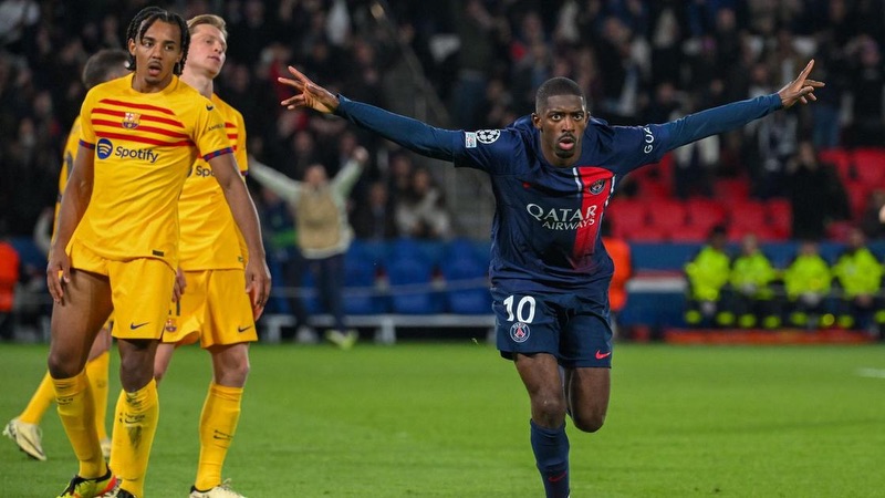 Dembele trong màu áo PSG