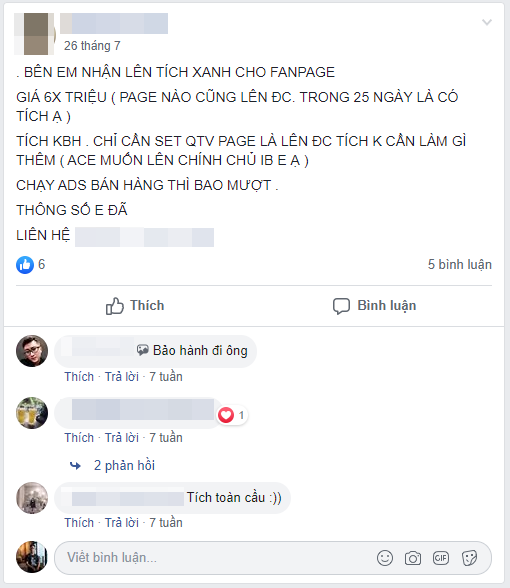Cảnh báo mua tích xanh