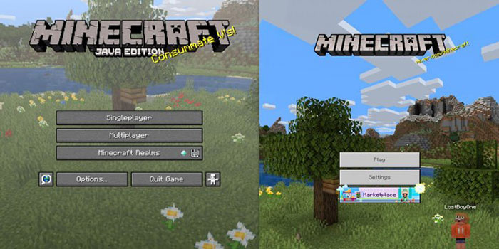 Phiên bản Minecraft Java Edition trên PC