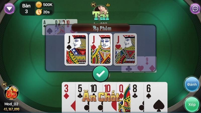 Sự khác biệt trong cách tính điểm giữa phỏm và tá lả